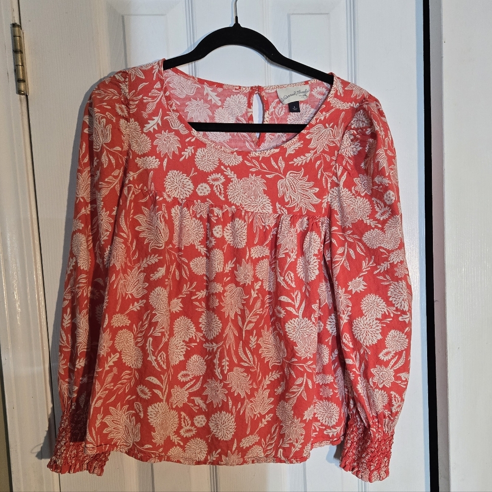 Floral Babydoll Top L